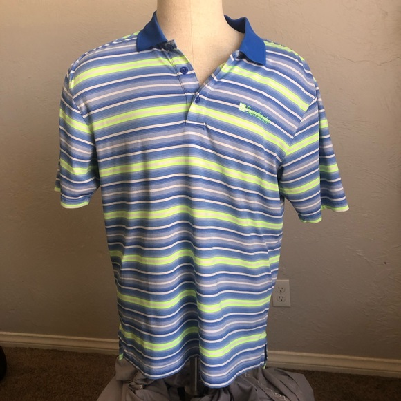 Under Armour Other - Under Armour Striped Golf Polo from Sandestin Golf Resorts in Florida M Green